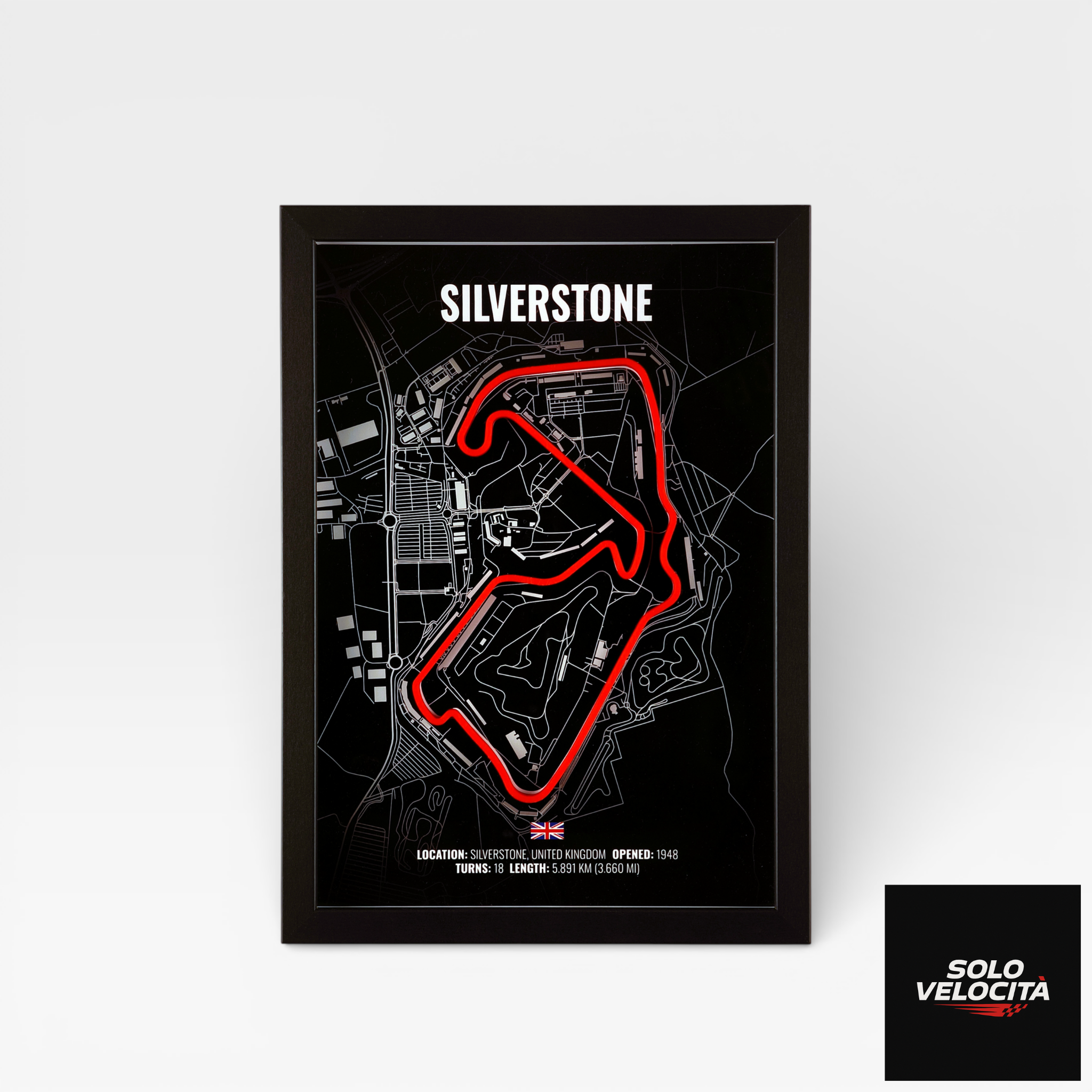 Silverstone Circuit – 3D Pist Haritası Çerçeve
