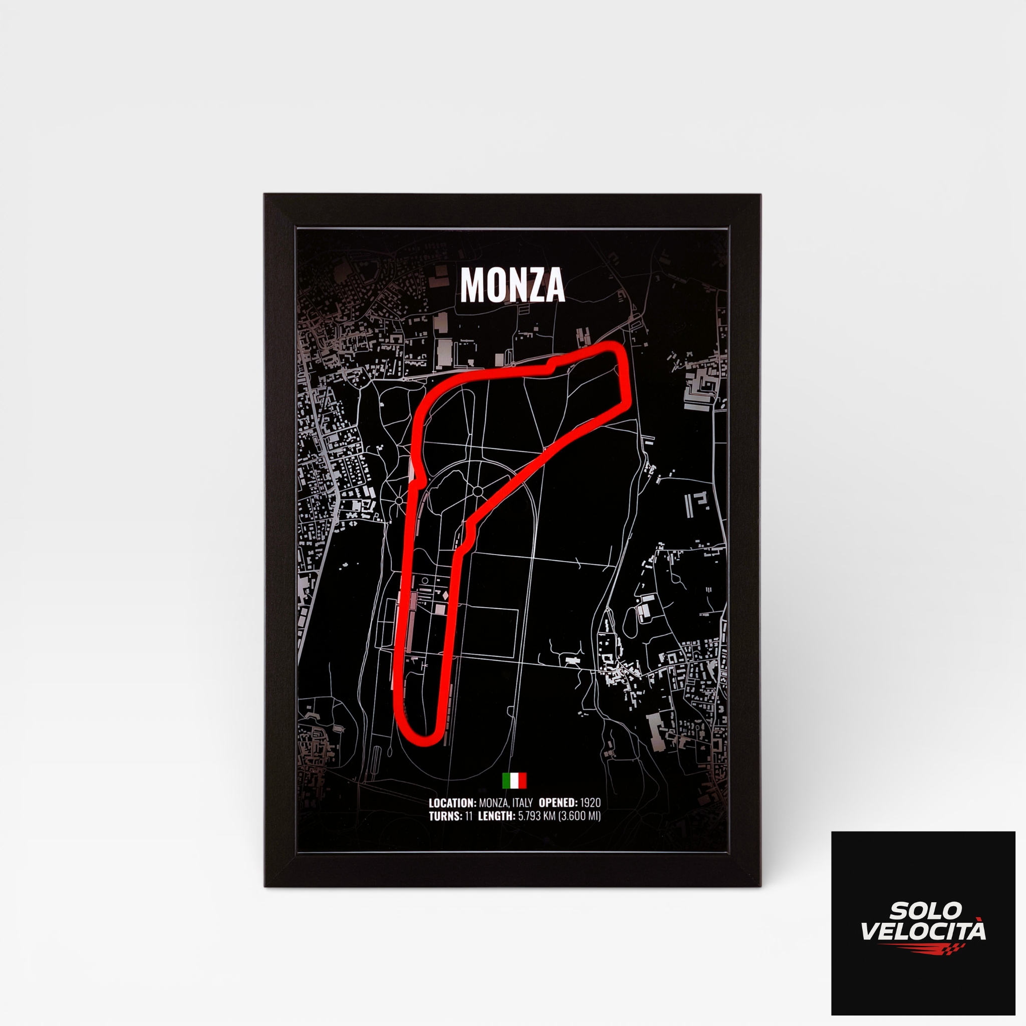 Autodromo Nazionale Monza – 3D Pist Haritası Çerçeve