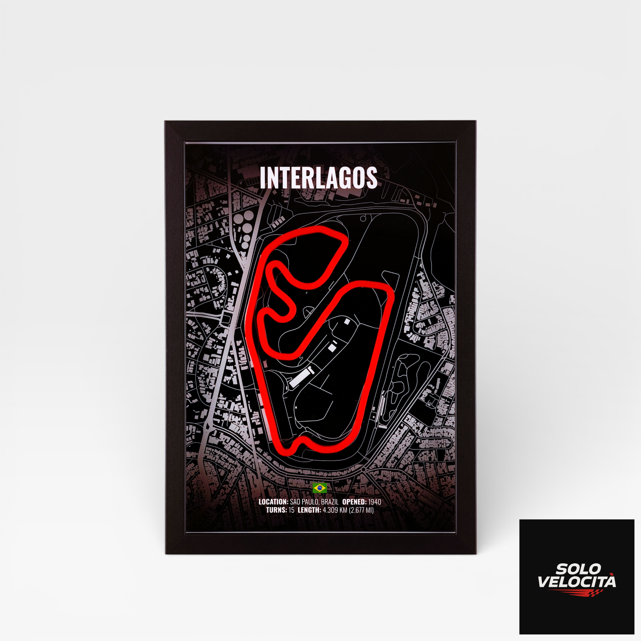 Autódromo José Carlos Pace (São Paulo / Interlagos) – 3D Pist Haritası Çerçeve