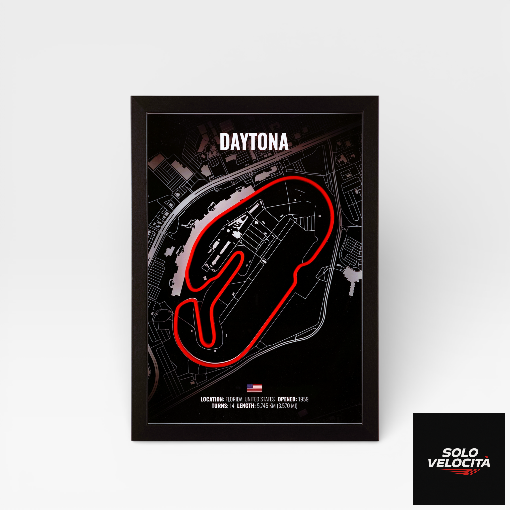 Daytona International Speedway – 3D Pist Haritası Çerçeve