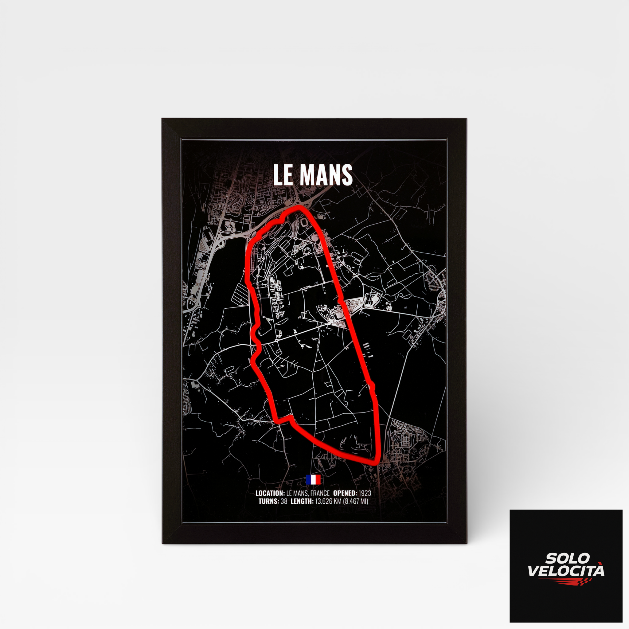 Circuit de la Sarthe (Le Mans) – 3D Pist Haritası Çerçeve