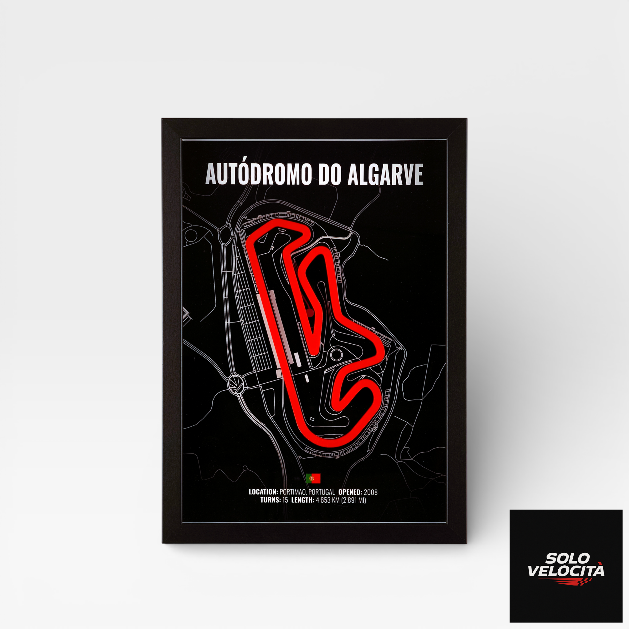 Autódromo Internacional do Algarve – 3D Pist Haritası Çerçeve