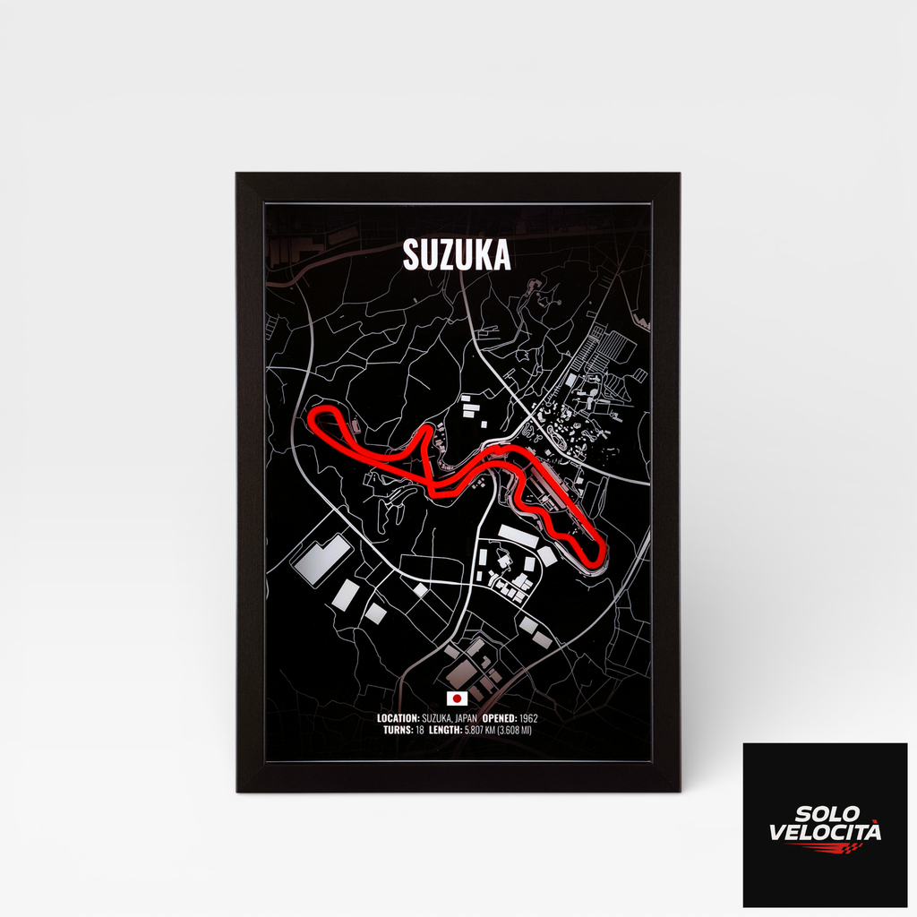 Suzuka International Racing Course – 3D Pist Haritası Çerçeve