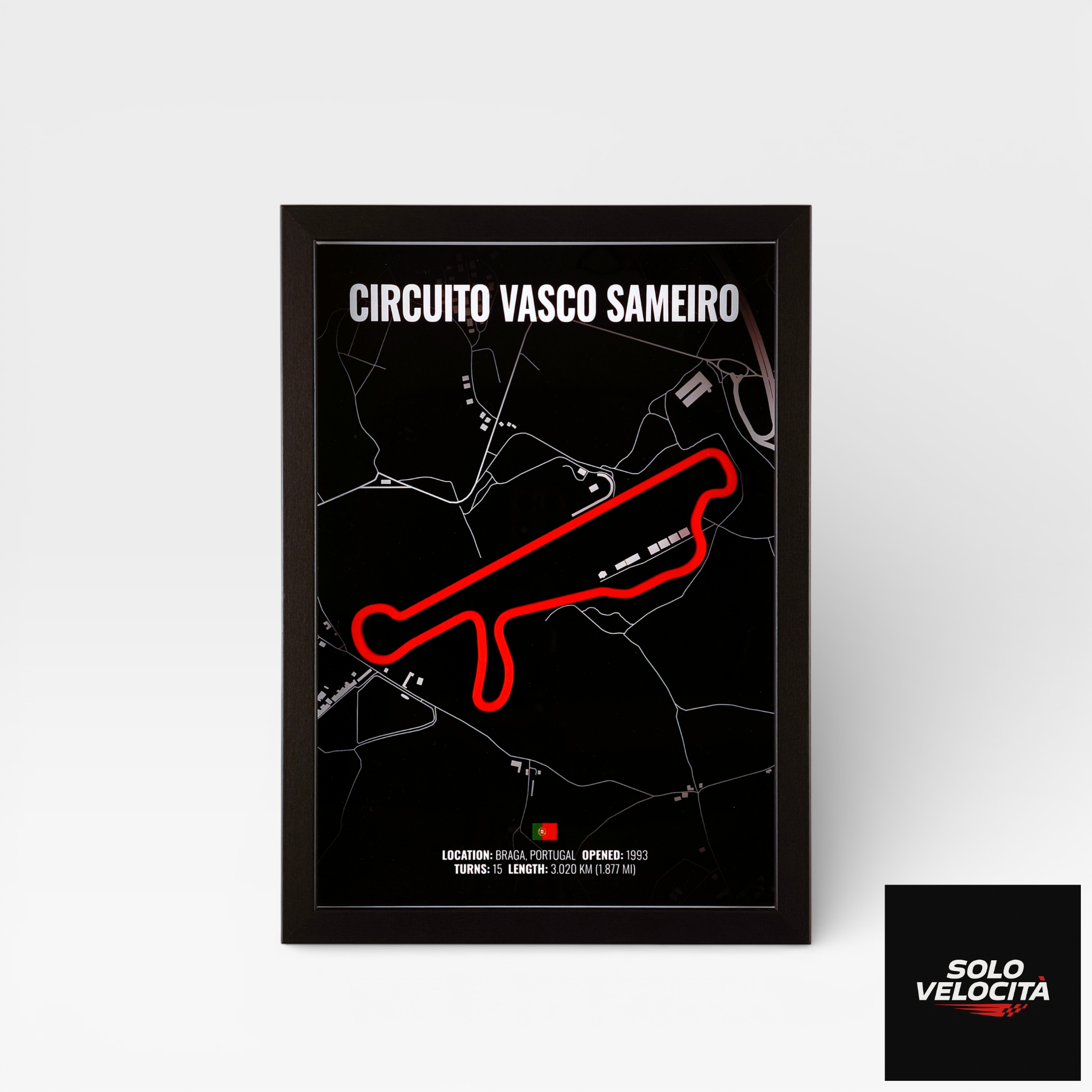 Circuito Vasco Sameiro (Braga) – 3D Pist Haritası Çerçeve