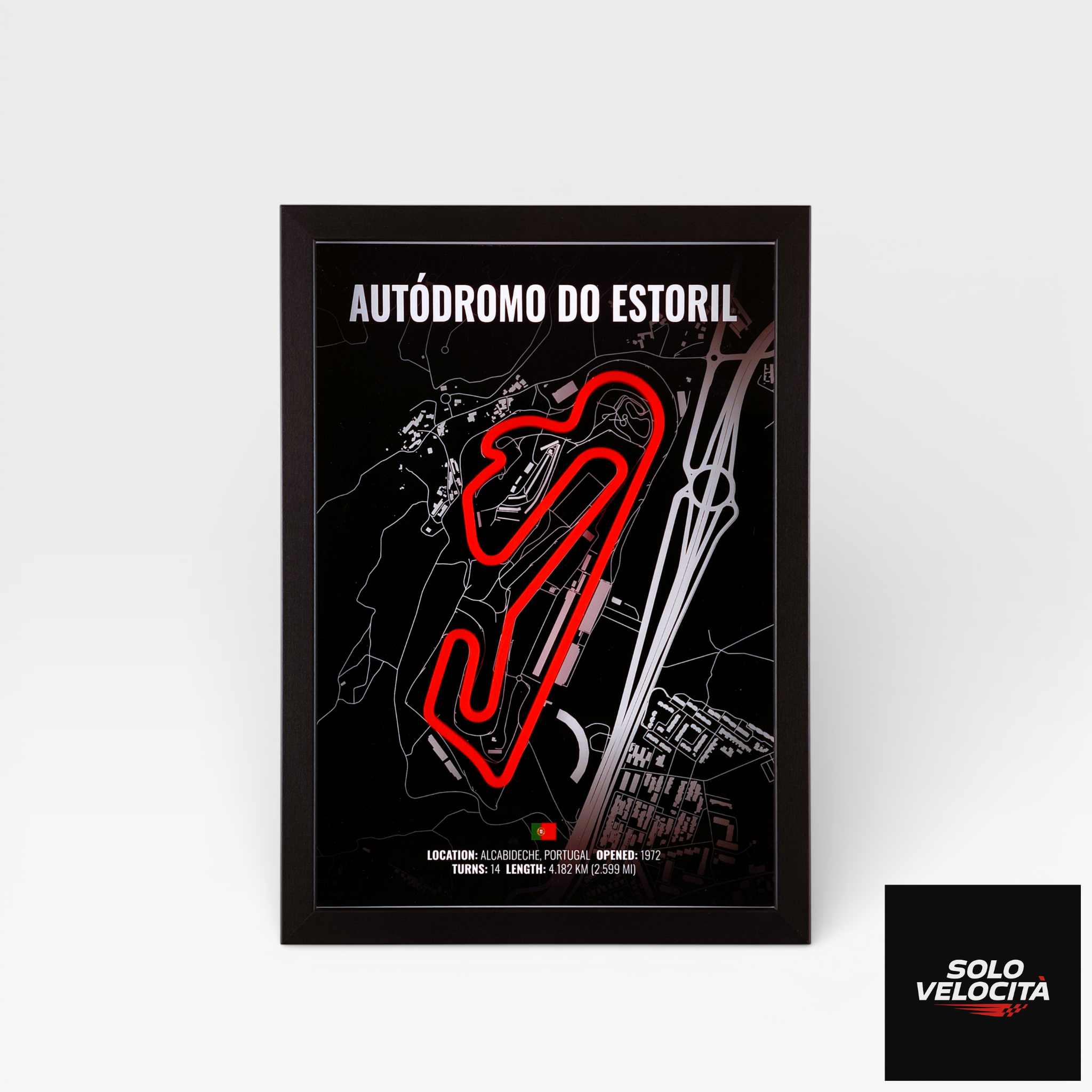 Autódromo do Estoril – 3D Pist Haritası Çerçeve