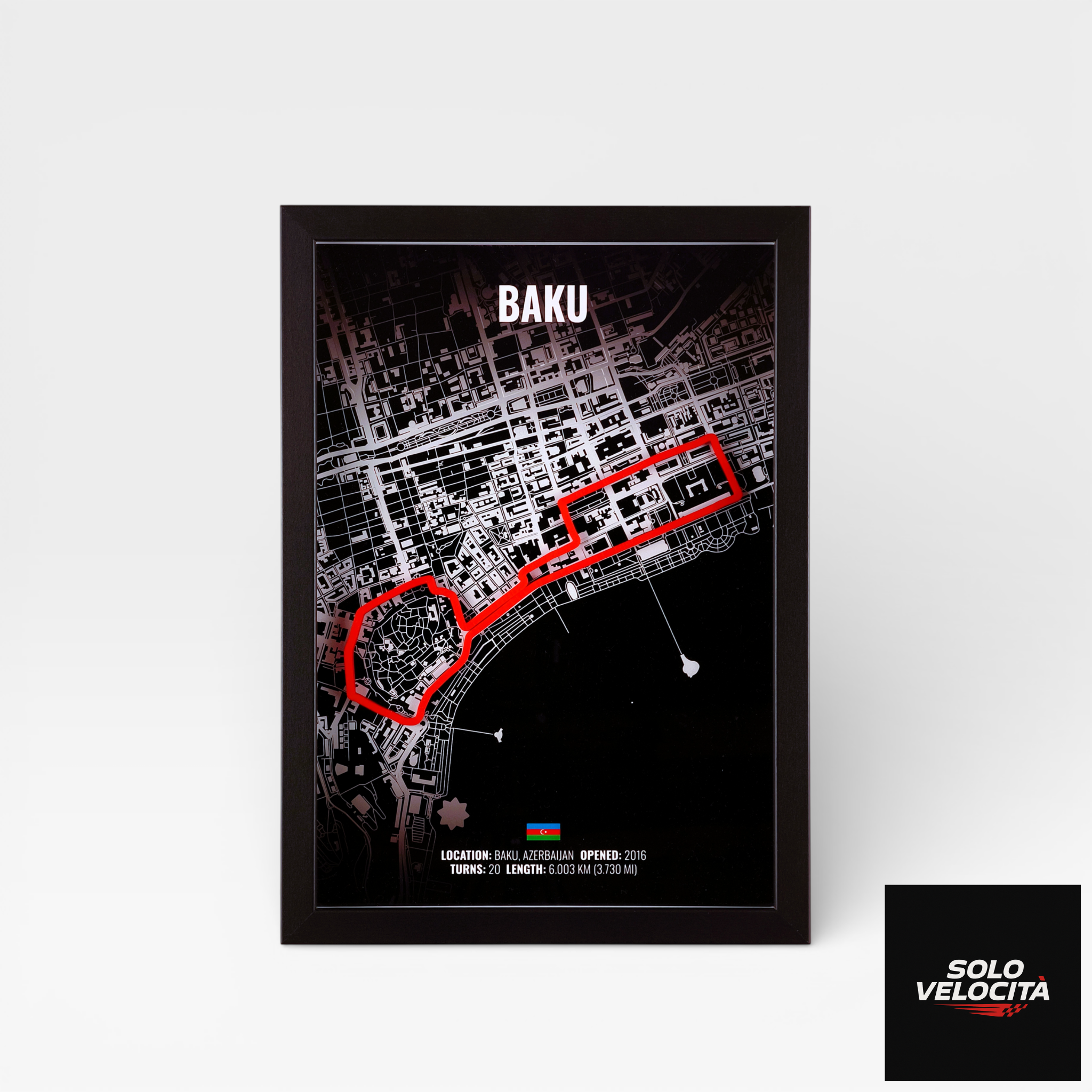 Baku City Circuit – 3D Pist Haritası Çerçeve