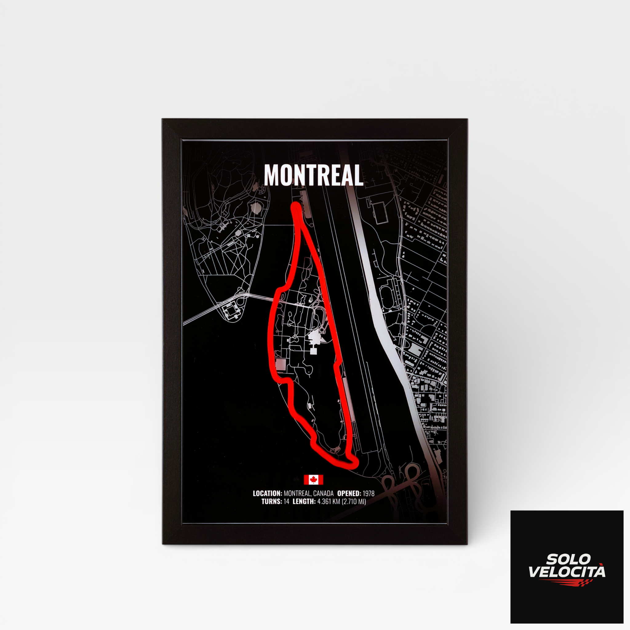 Circuit Gilles Villeneuve (Montreal) – 3D Pist Haritası Çerçeve