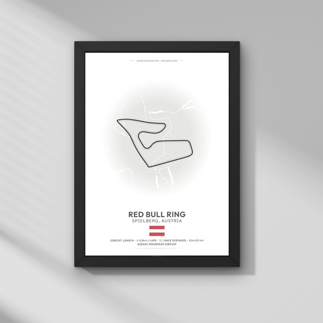 Avusturya GP – Red Bull Ring Formula 1 Poster Tablo