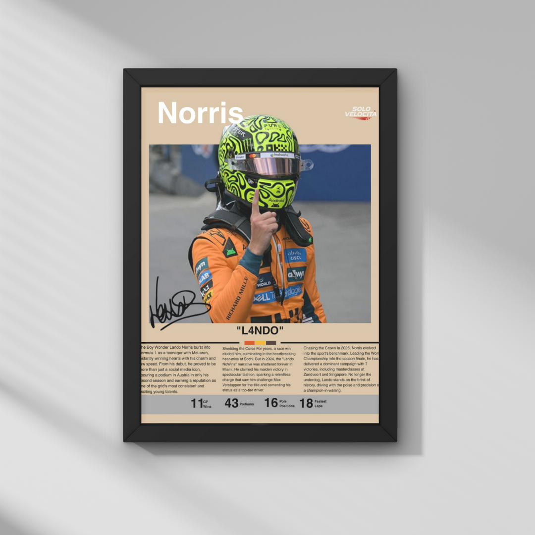 Lando Norris Tablo